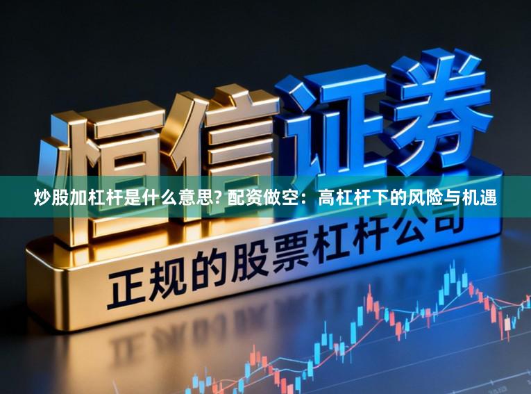 炒股加杠杆是什么意思? 配资做空：高杠杆下的风险与机遇