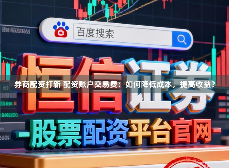 券商配资打新 配资账户交易费：如何降低成本，提高收益？