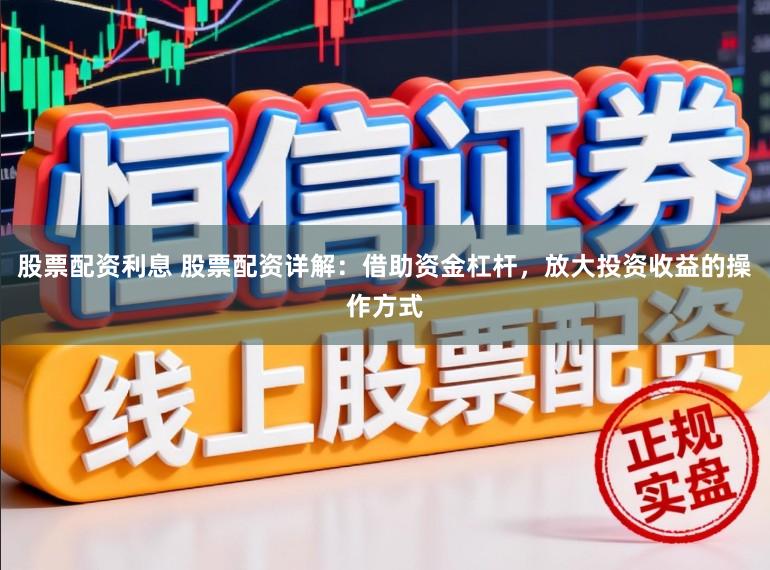 股票配资利息 股票配资详解：借助资金杠杆，放大投资收益的操作方式